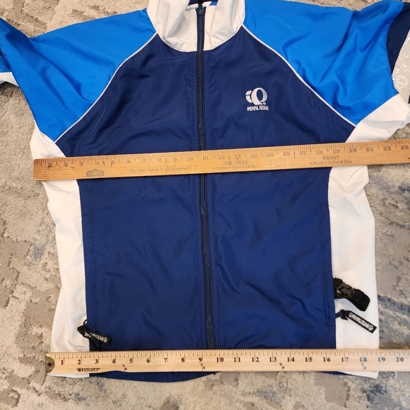 Pearl Izumi Zephrr packable blue cycling jacket. Size small. - Picture 8 of 16